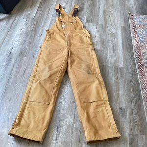 Brand new 34x34 lined Carhartt overalls